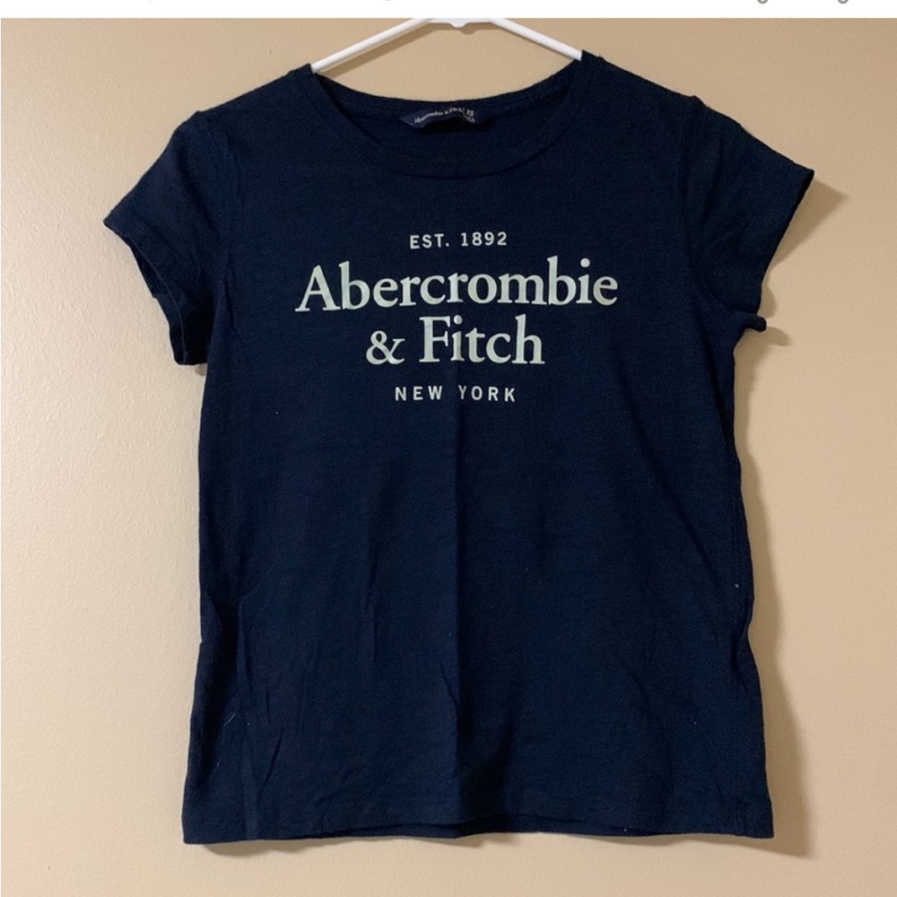 Abercrombie & Fitch A&F Navy Women/teen top blue